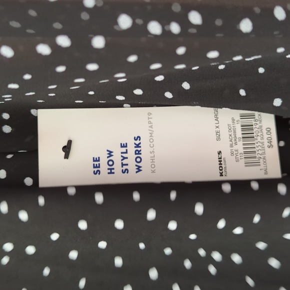 Apt.9 XL Chiffon Blouse - Picture 3 of 5